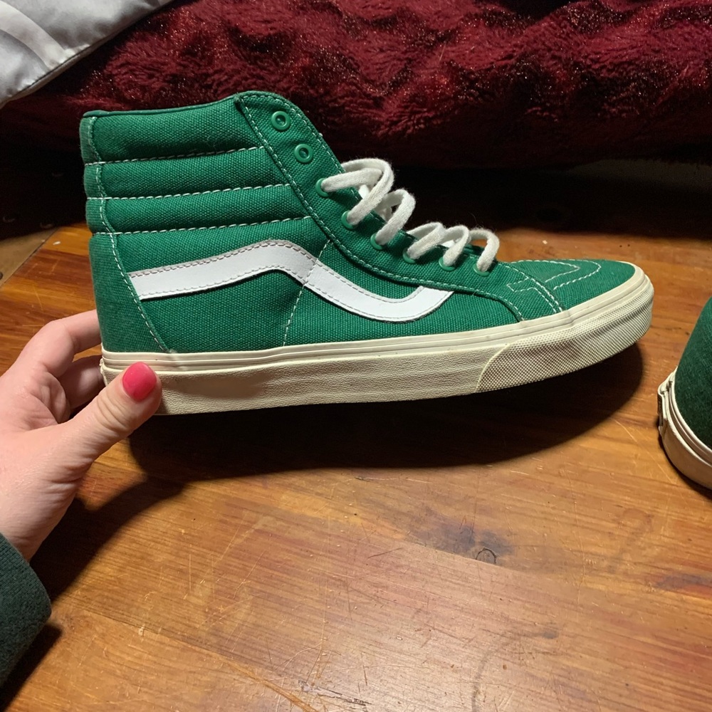 Green high top vans